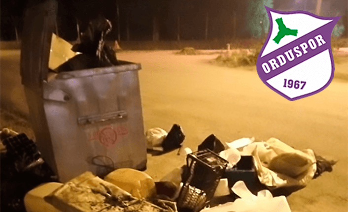 Orduspor'dan 'çöp' açıklaması