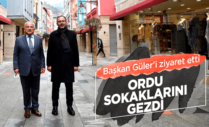 Bakan Kasapoğlu Başkan Güler'i ziyaret etti