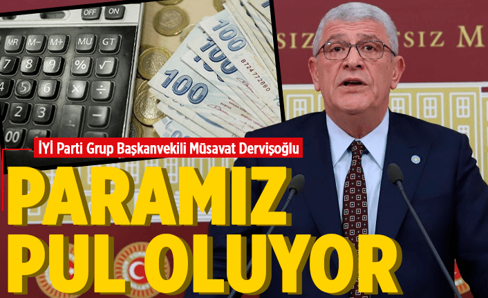 İYİ Partili Dervişoğlu: "Paramız pul oluyor"