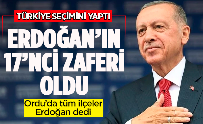 Türkiye'nin seçimi bir kez daha Erdoğan oldu