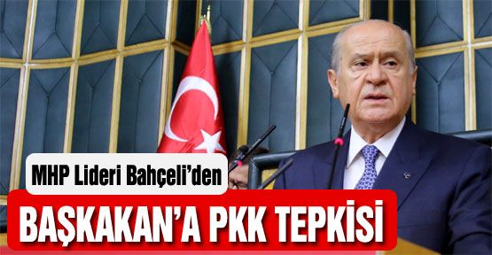 Bahçeli'den Başbakan'a PKK tepkisi